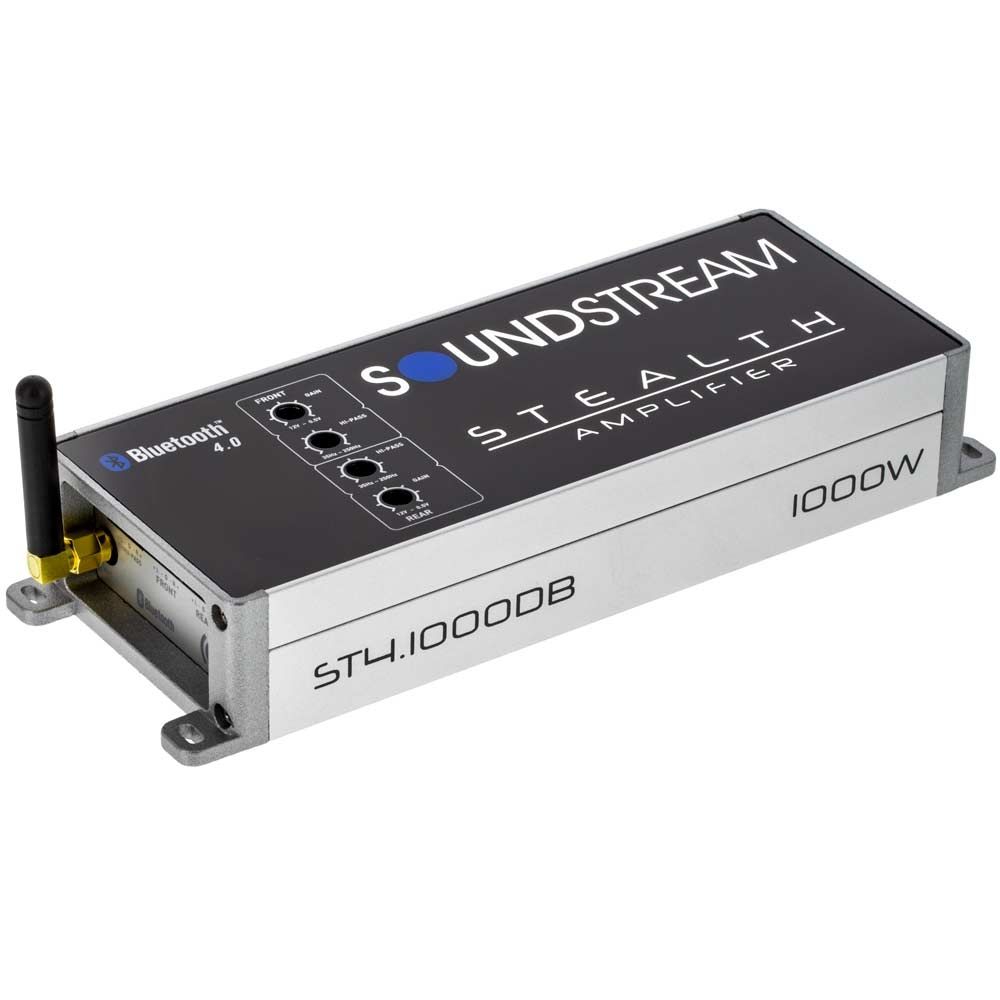 Soundstream ST4.1000DB Stealth Water-Resistant Compact Amplifier