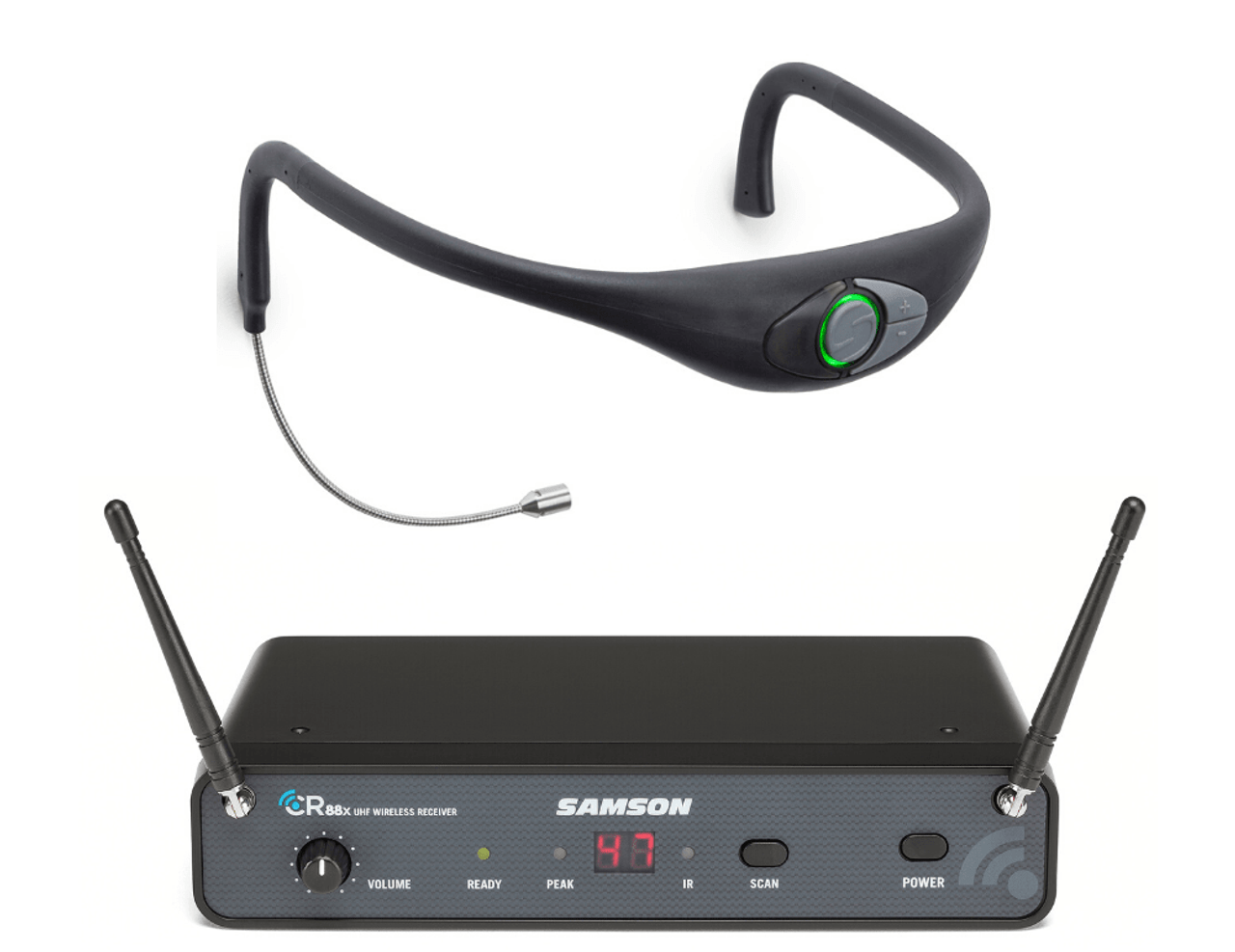 Samson SWC88XAH8-D Wireless Headset System with Unidirectional Mic - D Band