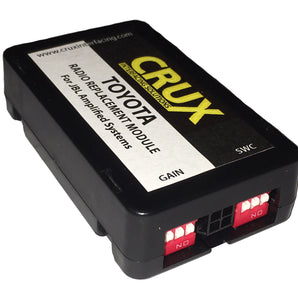 Crux SWRTY-61P Radio Replacement with Steering Wheel Control and Amplifier Retention for Select Toyota Vehicles 2018-Up