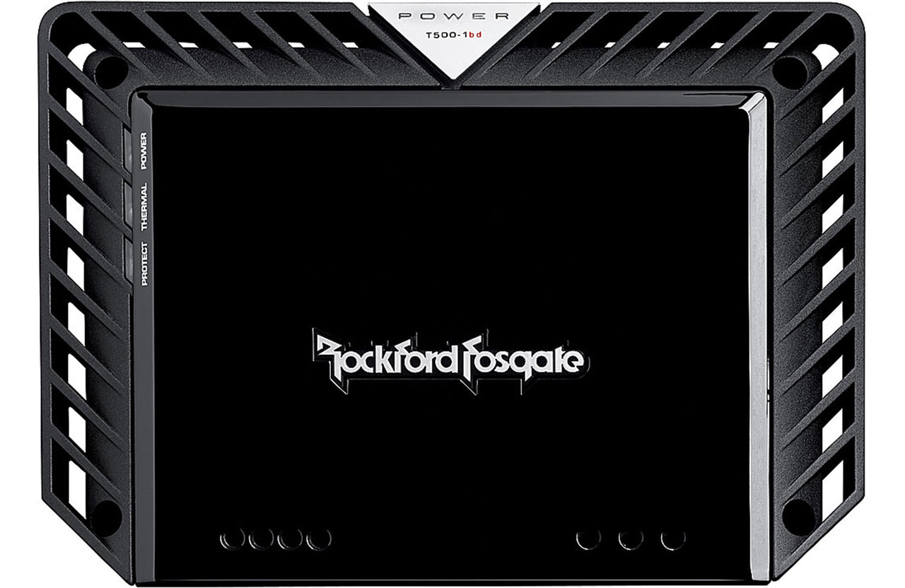 Rockford Fosgate T500-1bdCP Power Series mono sub amplifier 500 watts RMS x 1 at 2 ohms