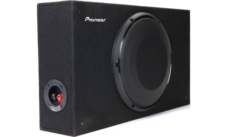 Pioneer TS-A2500LB 300W RMS A-Series 10" Shallow-Mount Loaded Sealed Truck Style Enclosure (Perfect for Behind and Underneath the Seat)