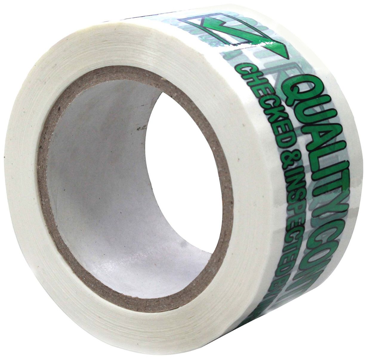 Absolute USA TAPEGREENQC 30 Rolls 2.5" 110 Yards Box Sealing Tape,<br/> Printed Message "QUALITY CONTROL CHECKED & INSPECTED BY MFG. IN USA"  Printed with the message "QUALITY CONTROL CHECKED & INSPECTED BY MFG. IN USA"