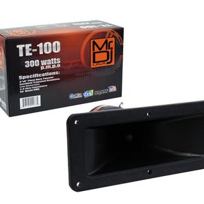 Mr. Dj TE-100 3"x6" 300 Watts P.M.P.O Piezo Horn Tweeter