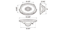 Thumbnail for Pioneer TS-G6930F 800W Peak (90W RMS) 6x9