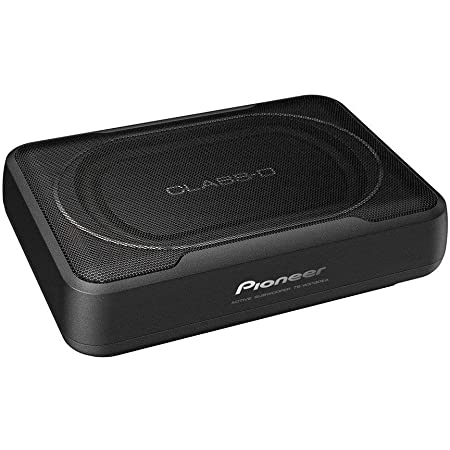 Pioneer TS-WX130DA 160W Max (50W RMS) Single 8" x 5-1/4" Sealed Under Seat Subwoofer Enclosure w/ Built-In Amplifier