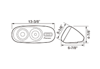 Thumbnail for Pioneer TS-X200 80W Peak (20W RMS) 3-Way Surface Mount Speaker