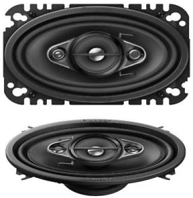 Pioneer TS-A4670F 210 W MAX 4"X 6" 4-Way Speakers & TS-A1680F 350 W MAX 6.5"
