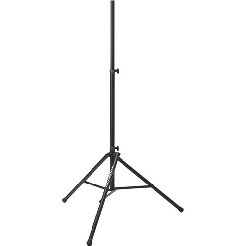 Ultimate Support TS-88B Original Series Aluminum Tripod Speaker Stand with Integrated Speaker Adapter and Extra Tall Height- Black