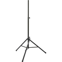Thumbnail for Ultimate Support TS-88B Original Series Aluminum Tripod Speaker Stand with Integrated Speaker Adapter and Extra Tall Height- Black