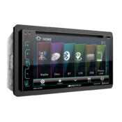 Thumbnail for Soundstream VRN-65HB 6.2” 2-DIN DVD/CD Touchscreen Headunit w/ Navigation & PhoneLink