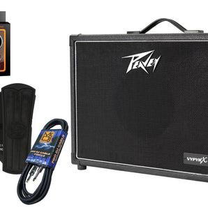 Peavey VYPYR X1 Guitar Modeling Amp + Sanpera footswitch + Instrument Cable + Phone Holder