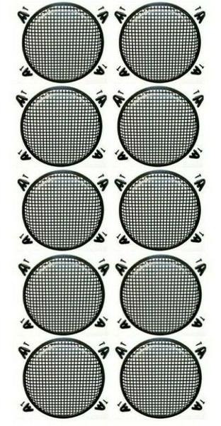 10 XP Audio 15" Subwoofer Metal Mesh Cover Waffle Speaker Grill Protect Guard DJ