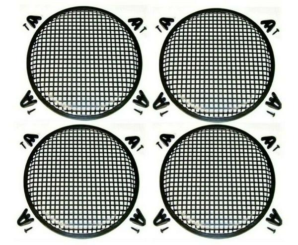 4 Patron 15" Subwoofer Metal Mesh Cover Waffle Speaker Grill Protect Guard DJ
