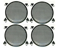 Thumbnail for 4 X 10'' Inch Car Audio Speaker Woofer Subwoofer Metal Black Waffle Grill Cover