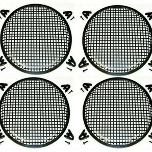 Four 15" INCH Waffle Speaker SUB WOOFER Grills with Clips and Screws DJ-CAR-Home