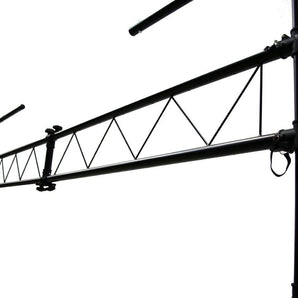 MR DJ LS560 10 Feet Lighting Stand Mobile Portable Dj Band PRO Audio PA DJ Light Lighting Stage Fixture Truss Stand with T-Bar Trussing Stage System
