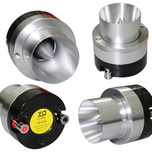 4 XP Audio XBT200 1" Titanium Bullet High Compression  Super Tweeter Car Van ATV UTV Marine Boat Motorcycle Motorsports Competition