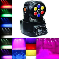 Thumbnail for MR DJ LMH250 100W RGBW 7-LED Wash Moving Head Light DMX Stage Light DJ Party Lights
