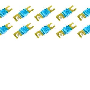 10 Pack Of 60 Amp Gold AFS / Midi / Mini ANL Fuses