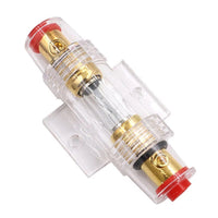 Thumbnail for American Terminal 10 Pack AGU Fuse Holder 4 6 8 10 Gauge In Line Glass Fuses AWG Wire Gold