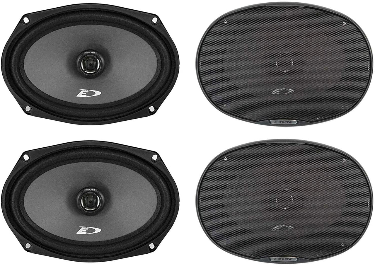 2 Pair Alpine SXE-6926S Car Speaker<BR>280w MAX, 45W RMS6 x 9" 2-Way Coaxial Speakers