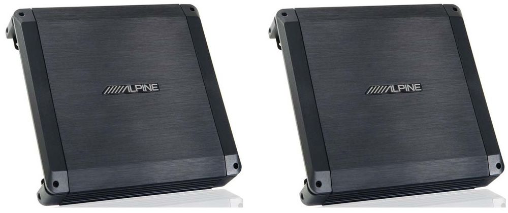 2 Alpine BBX-T600 600W Max BBX Series 2-ohm Stable 2 Channel Class A/B Amplifier