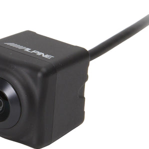 Alpine HCE-C2100RD HDR rear view camera with waterproof design, compatible with Alpine video receivers.