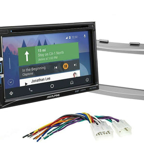 ALPINE INE-W970HD Navigation, Apple CarPlay, & Android Auto Car Radio Stereo + install Kit for 2007-2011 Toyota Camry