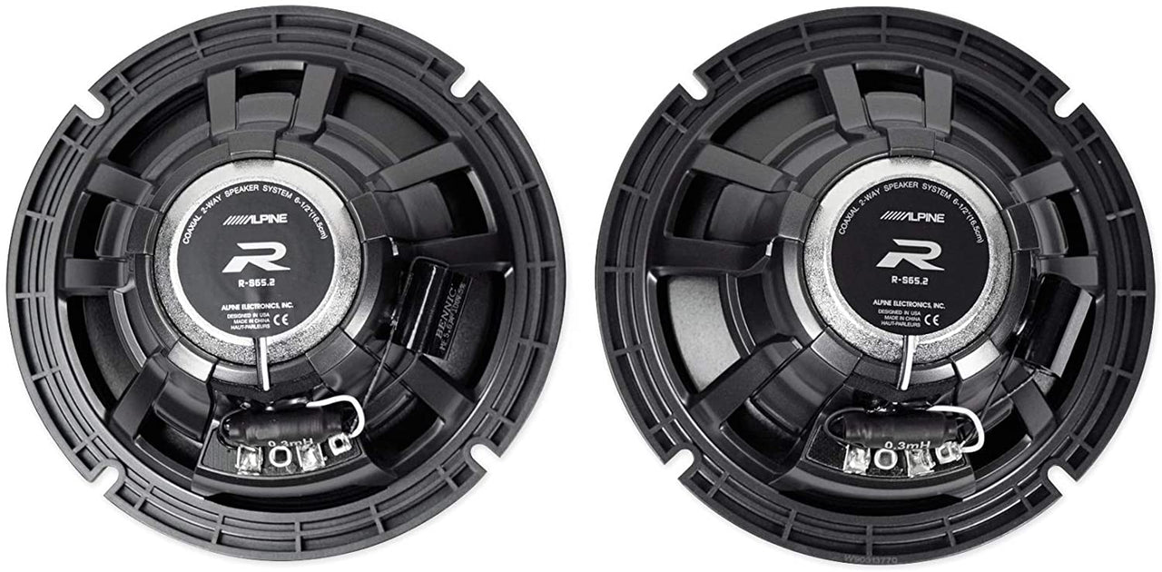 Alpine R-S65.2 300W Max 6-1/2" 2 Way Car Speaker