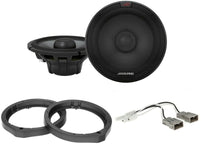 Thumbnail for Alpine R-S65.2 + Front or Rear Speaker Adapters + Harness For Select Honda and Acura Vehicles