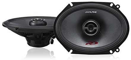 2 Alpine R-S68 Bundle Two pairs of Alpine R-S68 6x8 / 5x7 Inch Coaxial 2-Way Speakers