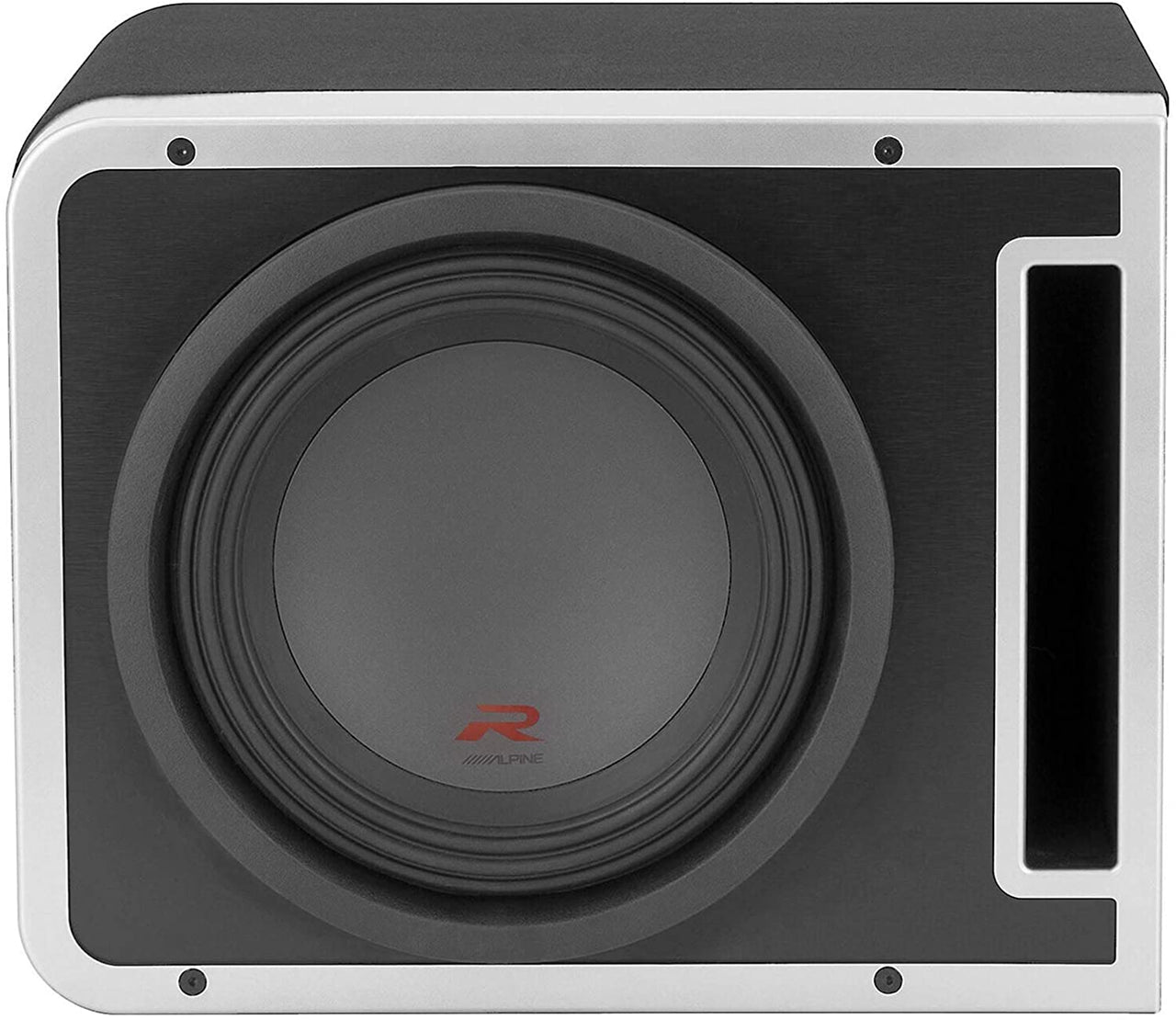Alpine R-SB10V R-75M KIT4 R-SB10V Pre-Loaded R-Series 10-inch Subwoofer Enclosure, R-A75M 750 Watt Mono Amplifier, and 4 Gage Amp Wiring Kit