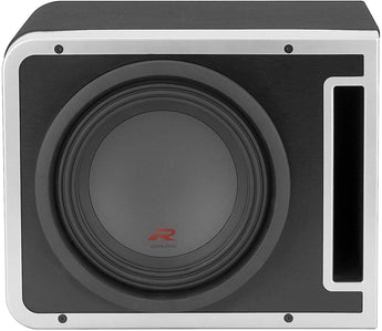 Alpine R-SB10V Pre-Loaded 10-inch Subwoofer Enclosure with Mono Amplifier.