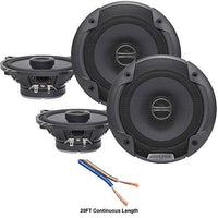 Thumbnail for 2 Alpine SPE-5000 120W 5.25” 2-Way Type-E Coaxial Car Speakers w/ Silk Tweeters with 20 Feet Speaker Wire Package
