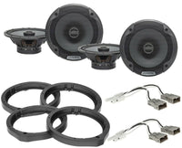 Thumbnail for 2 Alpine SPE-6000 + Front & Rear Speaker Adapters + Harness For Select Honda and Acura Vehicles
