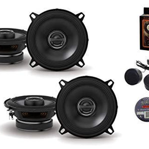 Alpine S2-S50 S-Series 5-1/4" 2-Way car Speakers 2 Pair Bundle