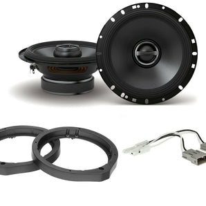 Alpine S2-S65 + Speaker Adapters + Harness Fit Select Honda and Acura Vehicles