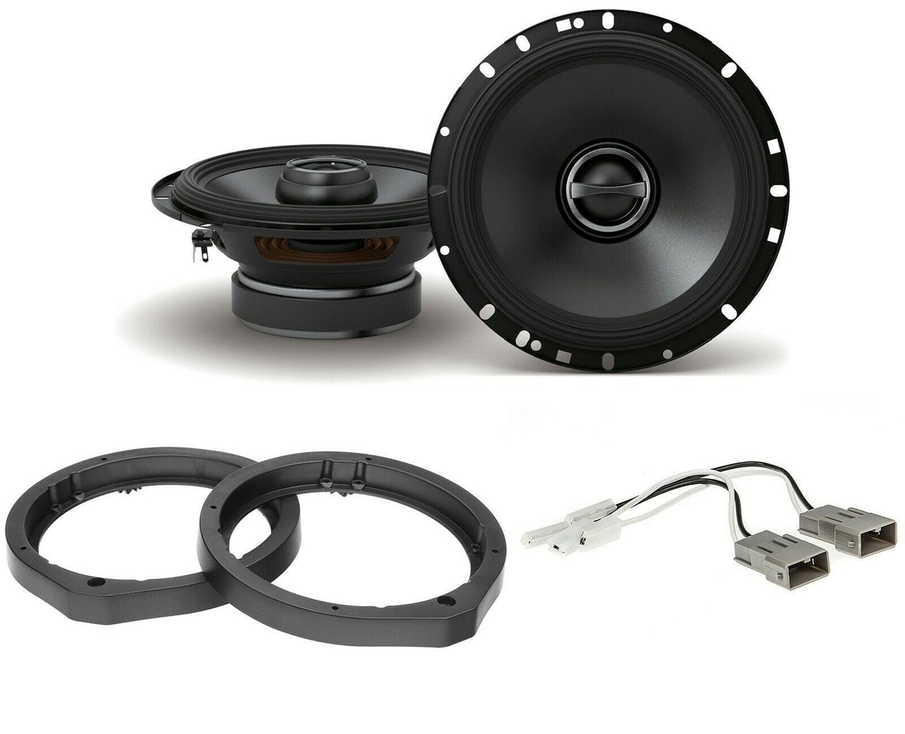 Alpine S-S65 6.5" Speaker Package With Speaker Adapter and Harness For Select Honda and Acura Vehicles