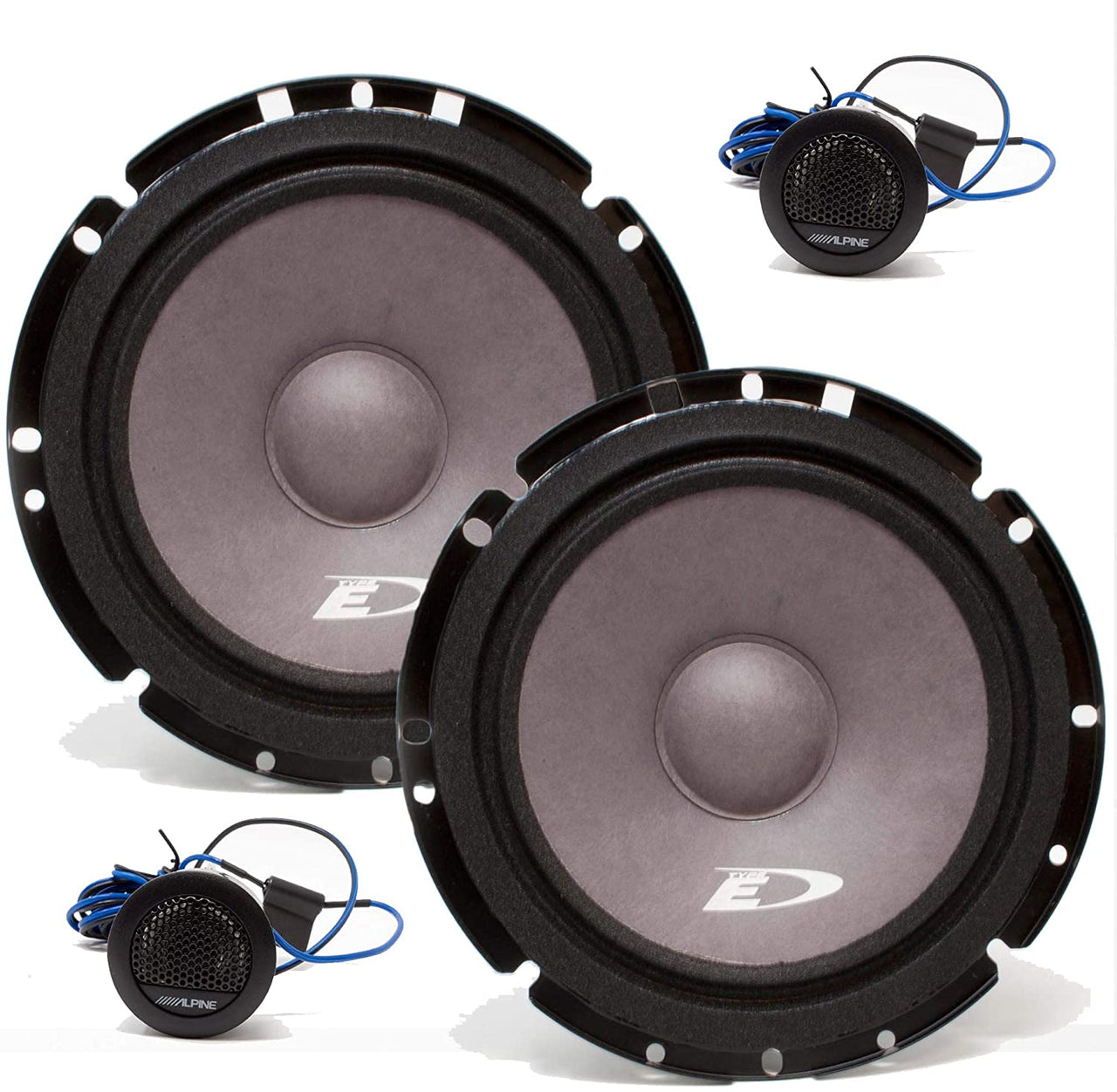 Alpine SXE-1751S 6.5" 280 Watt Car Audio Component Speakers