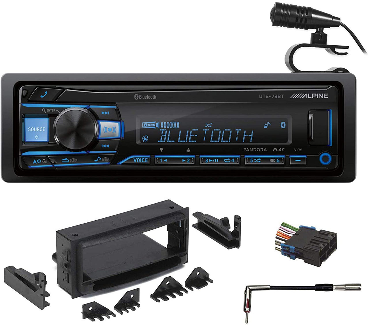 Alpine Digital Media Bluetooth Receiver For 2000-2002 Chevrolet Chevy Suburban