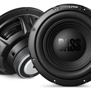 2 Alpine W12S4 BassLine Series 12" 750W 4-ohm Bass Subwoofer