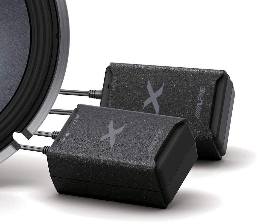 2 Pairs ALPINE X-S65C 6.5" 360 Watt Type-X Component Car Speakers