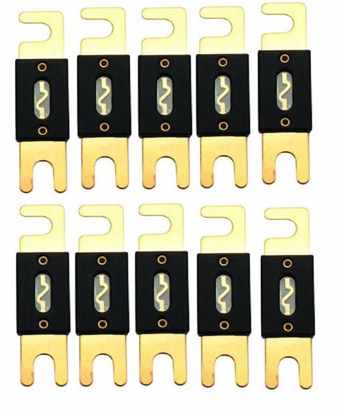 Absolute USA ANL100-10 10 Pack ANL 100 Amp Gold Plated Fuse