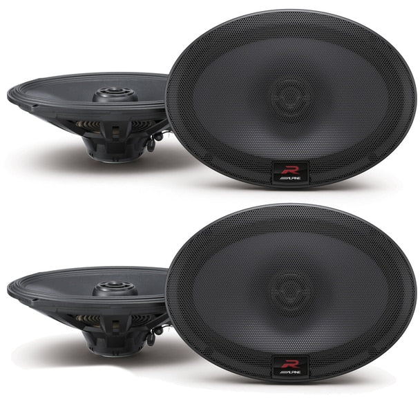 Alpine R-S69 Bundle - Two pairs of Alpine R-S69 6x9 Inch Coaxial 2-Way Speakers