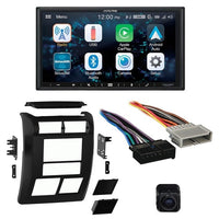 Thumbnail for Alpine Bundle ILX-W670 Multimedia Receiver with Dash Kit, Wiring Harness, and B/U Camera, Compatible with Wrangler, 97-02