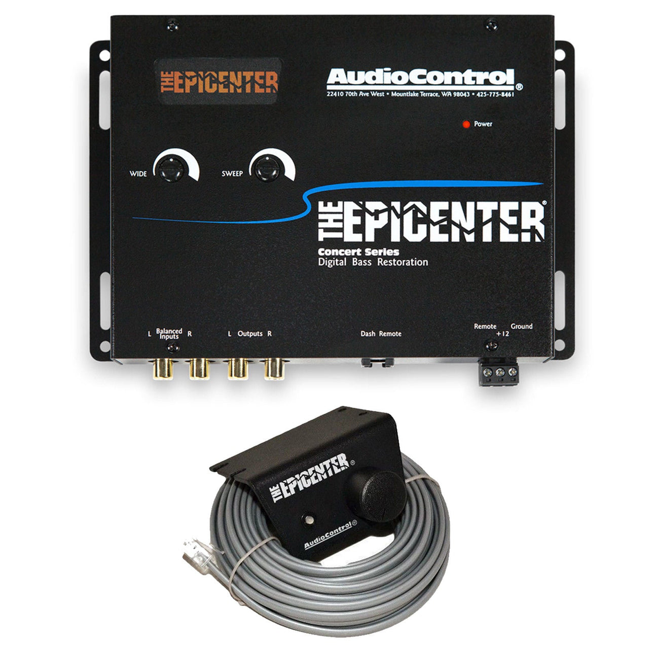 Audio Control The Epicenter Concert Series Digital Bass Restoration Processor Bass Booster Expander with Remote