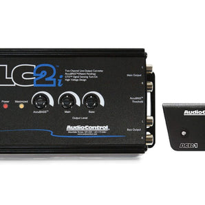 Audio Control LC2i & ACR-1 2 Channel Line Out Converter Accubass Subwoofer control & ACR-1 dash remote