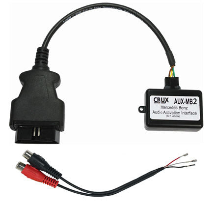 Crux AUX-BM2 Auxiliary Audio Interface and OBD Coder for Mercedes-Benz Comand Online NTG5 Systems