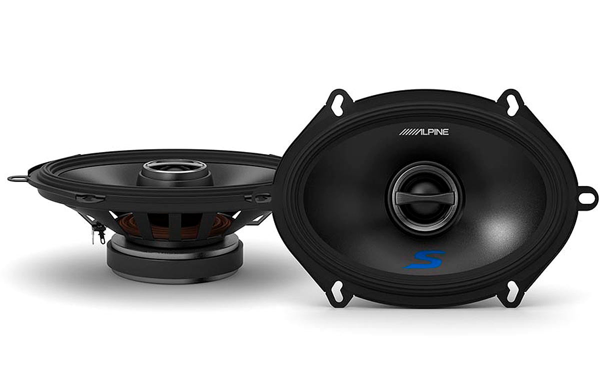Alpine S-S57 230 Watt 5x7" Car Speakers + S-S69 6x9" 260w Speakers