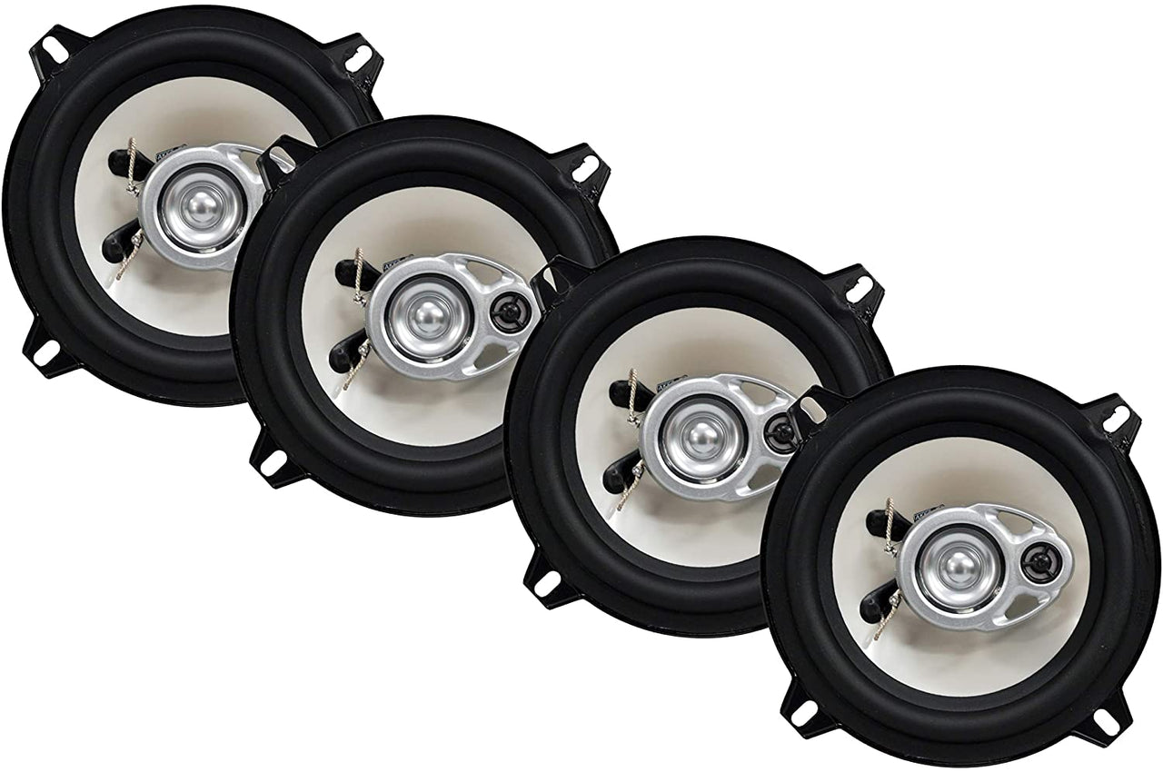 2 Pair Absolute BLS-5253 Blast Series 5.25 Inches 3 Way Car/Marine/ATV/UTV Speakers 560 Watts